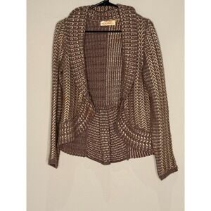 Anthropologie Women Cardigan Med Sweater Cottage Indie Forest Fairy Boho Granola